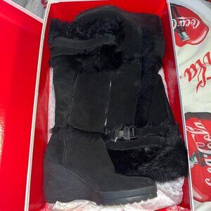 COACH BOOTS AUTHENTIC BLACK 7.5